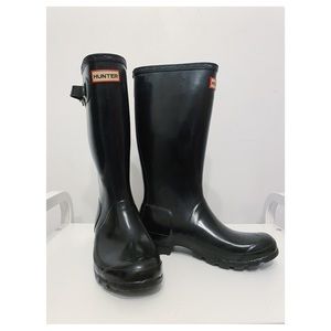Hunter Rainboots Black
